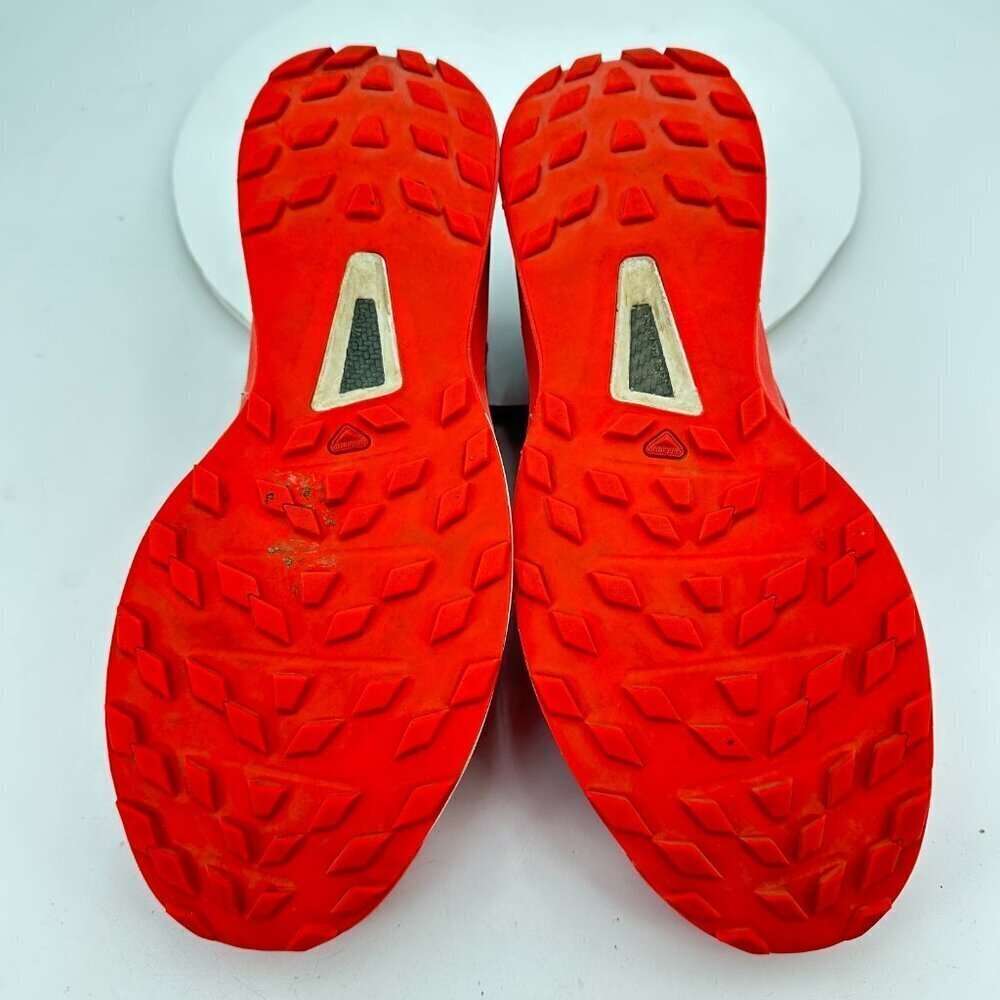 Salomon S-Lab Ultra 2 Women Size 11 409272 Red Black Running Hiking Shoes - Picture 8 of 11